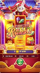 Fortune Rabbit · Pengenalan simbol gulungan dan susunan pengali baris tengah.